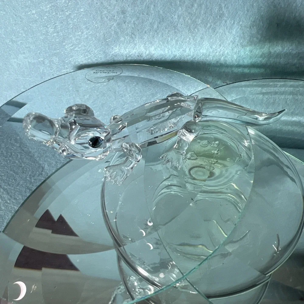 Swarovski Crystal Alligator Figurine #221629‎ Mib Complete Crocodile